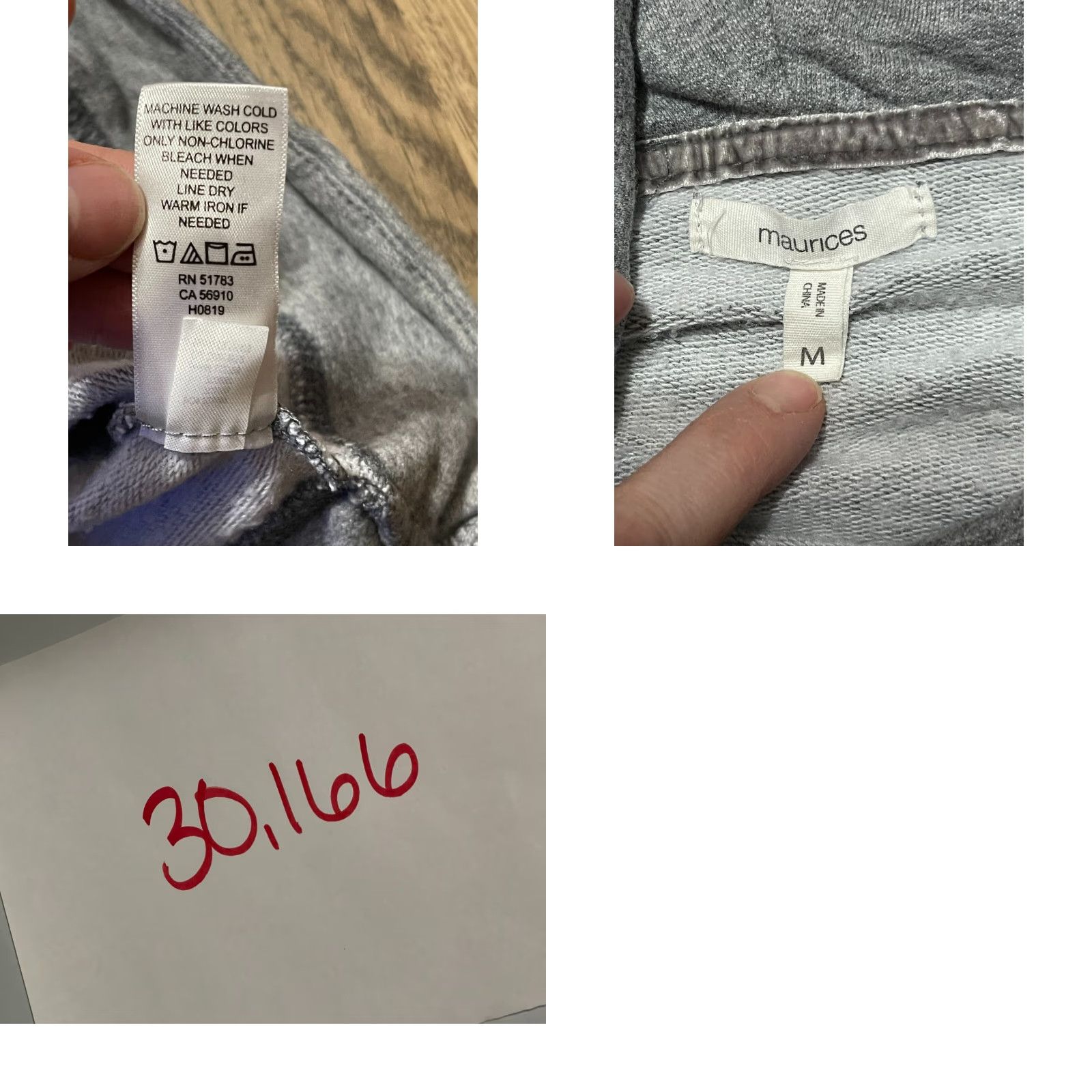 Vintage Maurices Shirt Women's Medium Turtleneck Long Sleeve Gray Black White Solid Casual Fall Spring Summer Modern Basic Regular Womens Size M / US 6-8 / IT 42-44 - 8 Thumbnail