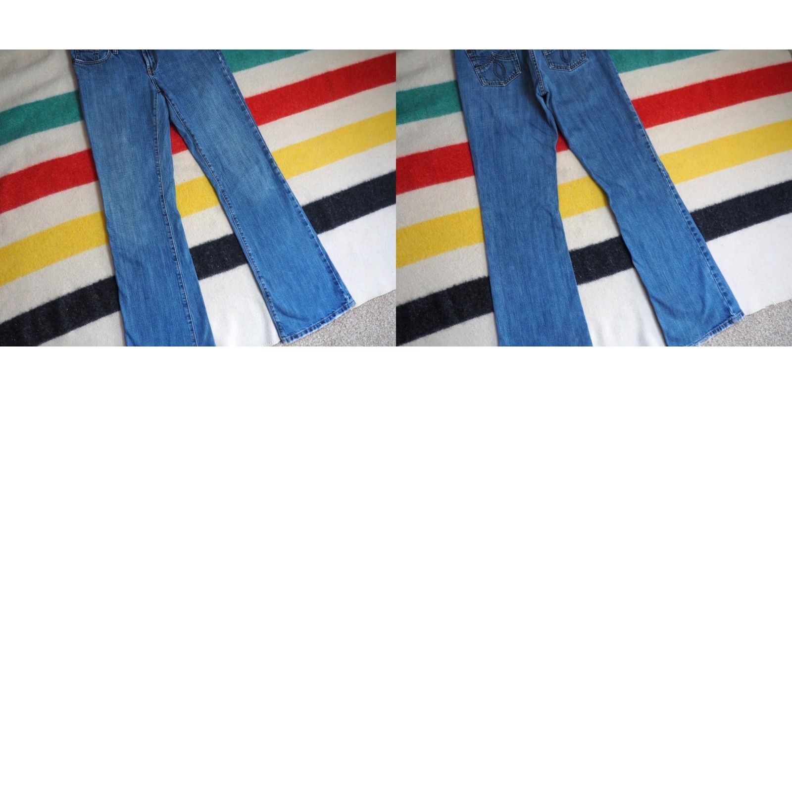 Stetson VINTAGE Stetson Jeans Bootcut Womens 30x32 Blue Denim Low Rise 90s 30 32 Pockets Size 30" / US 8 / IT 44 - 8 Thumbnail