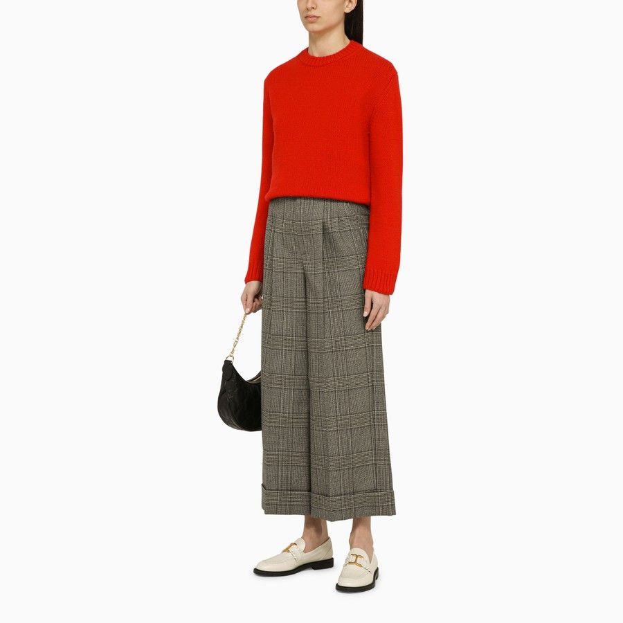 Gucci o1d2blof0824 Wool Sweater With Logo in Red Size XXS / US 00 / IT 34 - 5 Thumbnail
