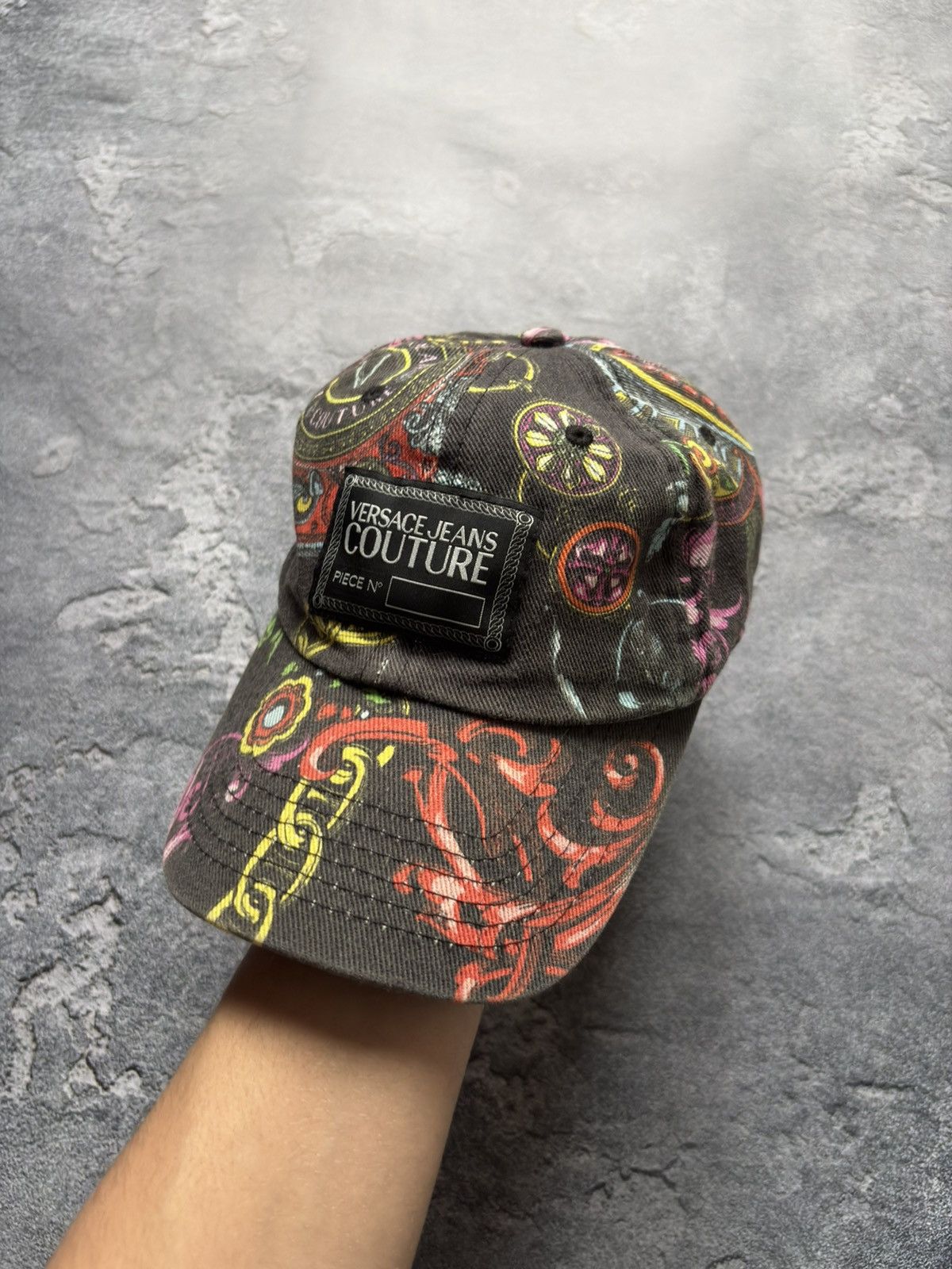 Versace Jeans Couture Versace Jeans Couture Fullprint Designer Luxury Hat Cap Rare Size ONE SIZE - 1 Thumbnail