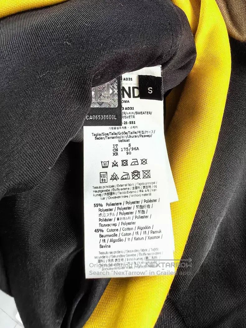 Fendi Fendi Contrast Color Hooded Jacket Size US S / EU 44-46 / 1 - 4 Thumbnail