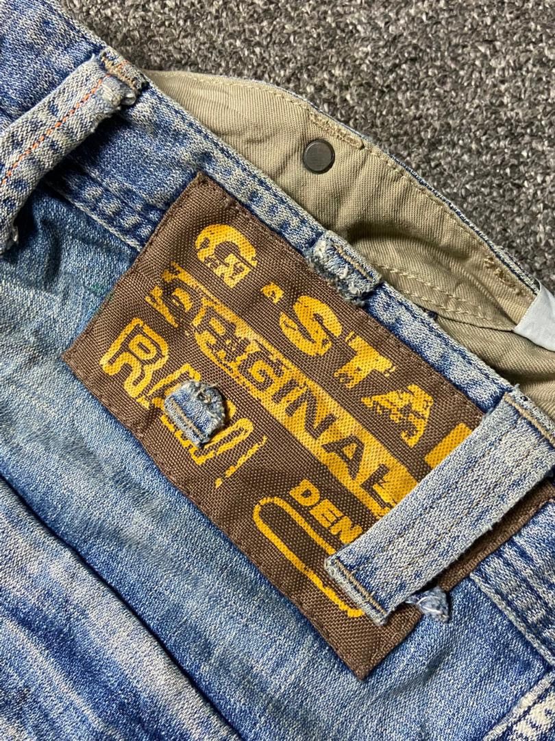 G-Star G-Star Original Raw Trash Low Jeans (143) Size US 33 - 3 Thumbnail