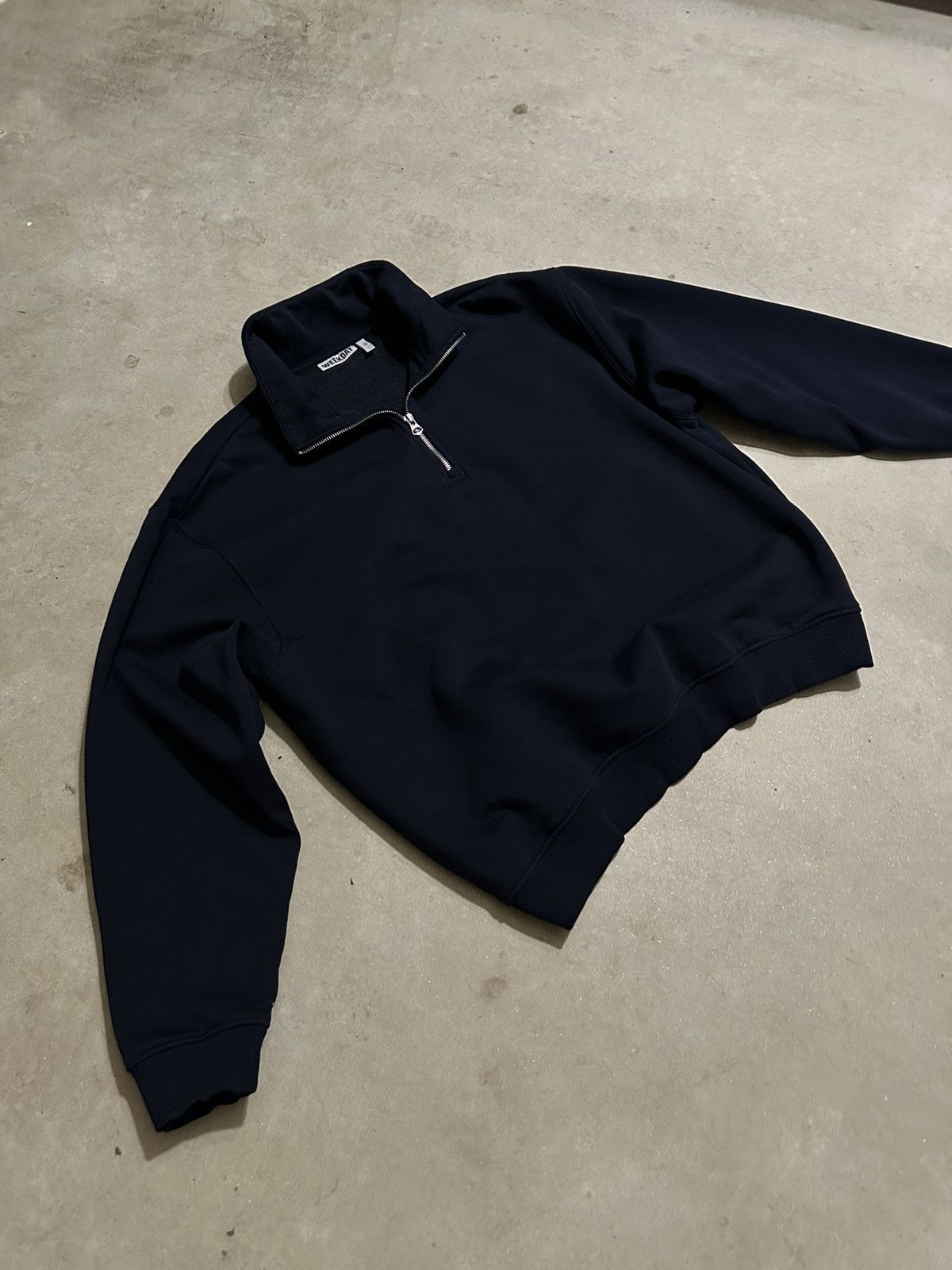 Weekday Weekday Navy Blue Zip Up Size US M / EU 48-50 / 2 - 1 Thumbnail