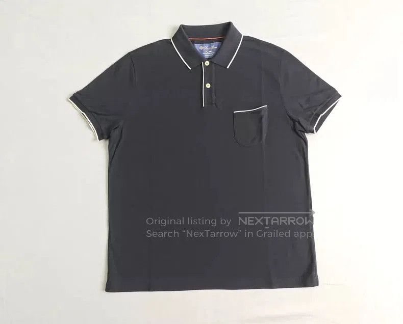 Loro Piana Loro Piana Men's Short Sleeve Polo. Size US XL / EU 56 / 4 - 1 Thumbnail
