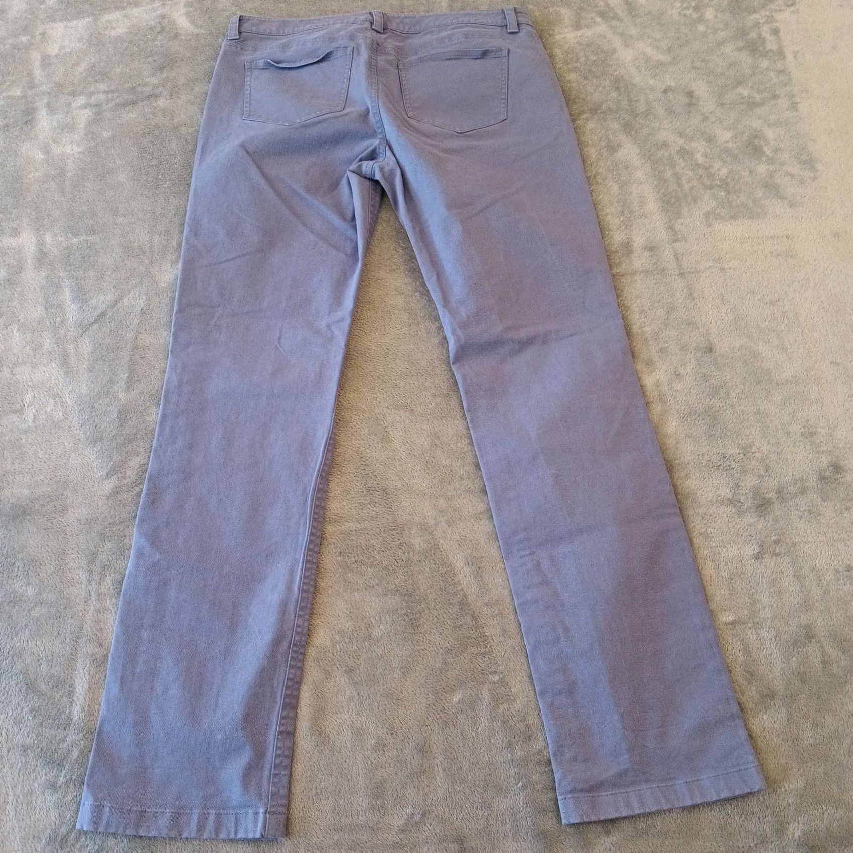 Brooks Brothers Brooks Brothers Jeans Womens Size 6 Purple Natalie Fit 30x29 Mid Rise Straight Denim Pants Women Size 28" / US 6 / IT 42 - 2 Thumbnail