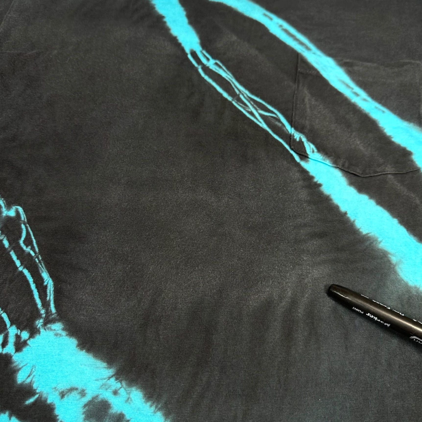 Vintage Vintage Trocadero T-Shirt Womens Tie Dye Short Sleeve Sz M Black Blue 100% Cotton Size M / US 6-8 / IT 42-44 - 5 Thumbnail