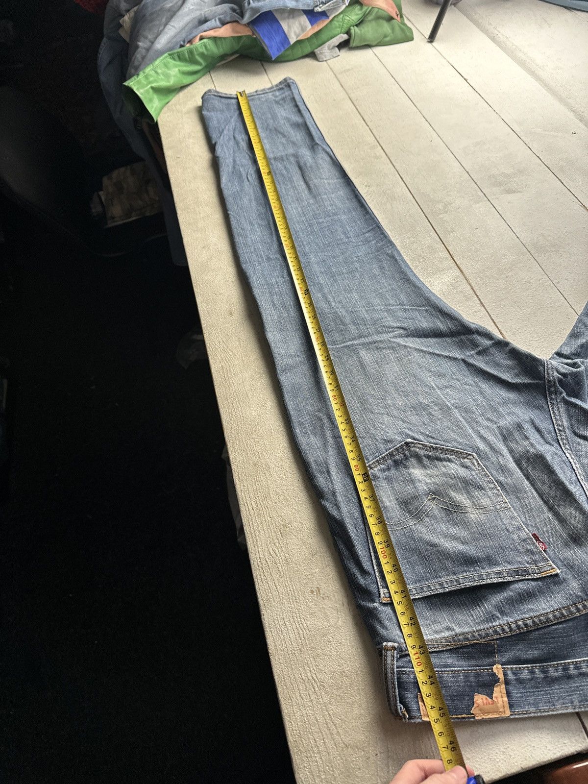 Levi's 🚨Vintage 90s Levis Jeans 00505 Rare Light Wash Denim 505 Size US 34 / EU 50 - 17 Thumbnail