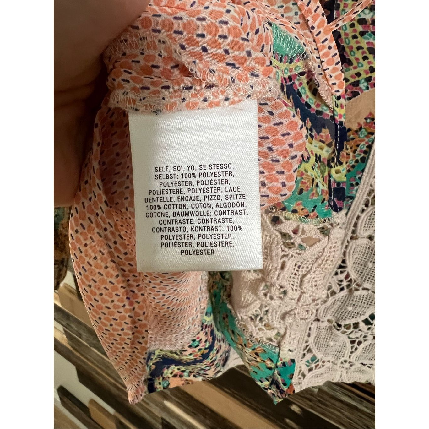 Anthropologie Meadow Rue Anthropologie Crochet Lace Peasant Blouse sheer sz S Size S / US 4 / IT 40 - 5 Thumbnail
