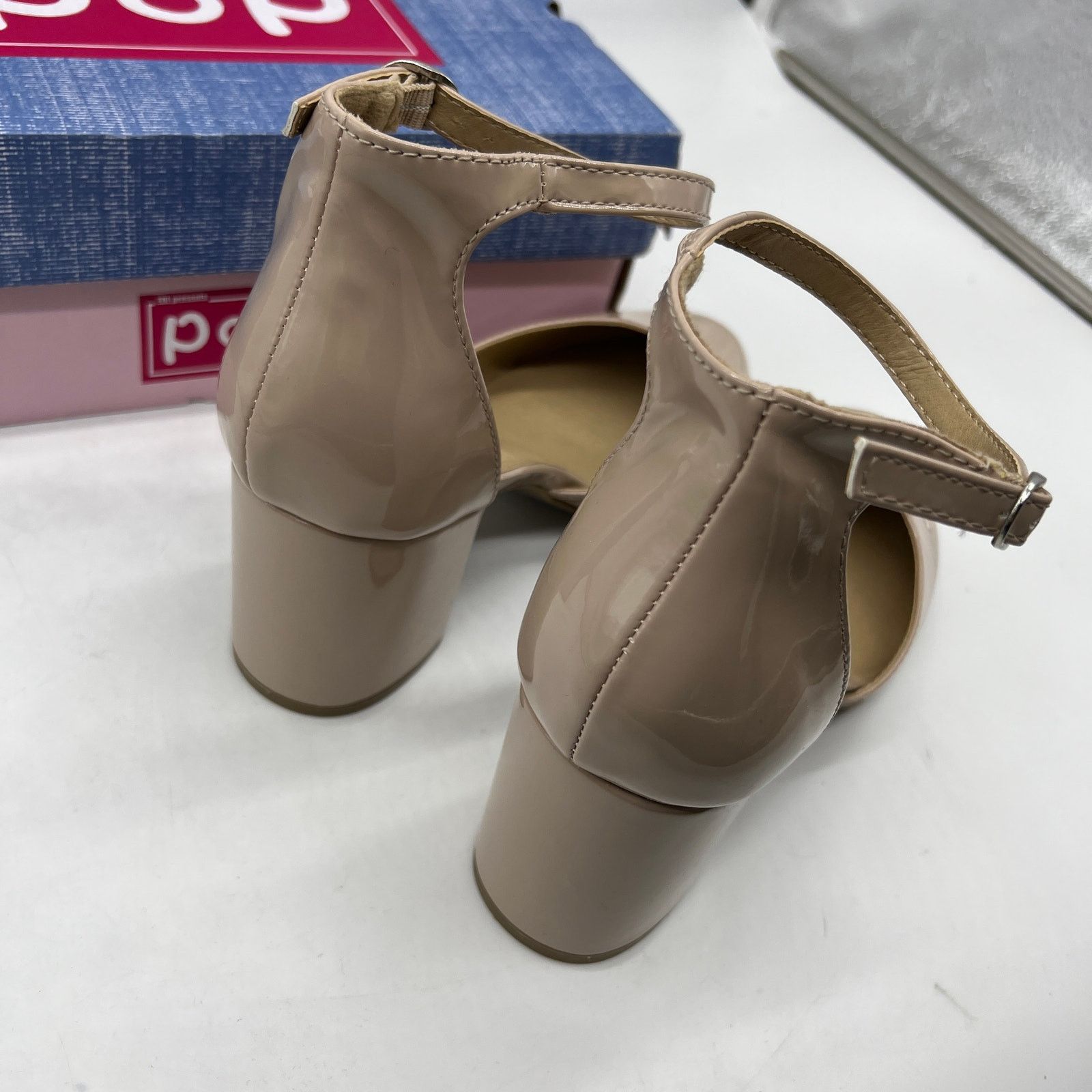 Other Pop Womens Gal Block Heel Nude Pumps Size 10M Size US 10 / IT 40 - 7 Thumbnail