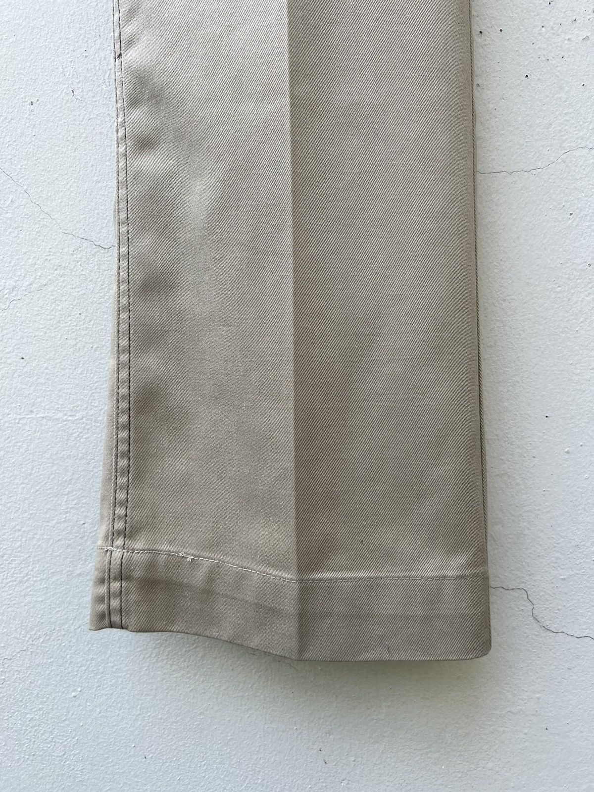 Dickies Vintage 70s TALON Zipper Dickies Flare Khaki Trouser Pant Size US 30 / EU 46 - 10 Thumbnail