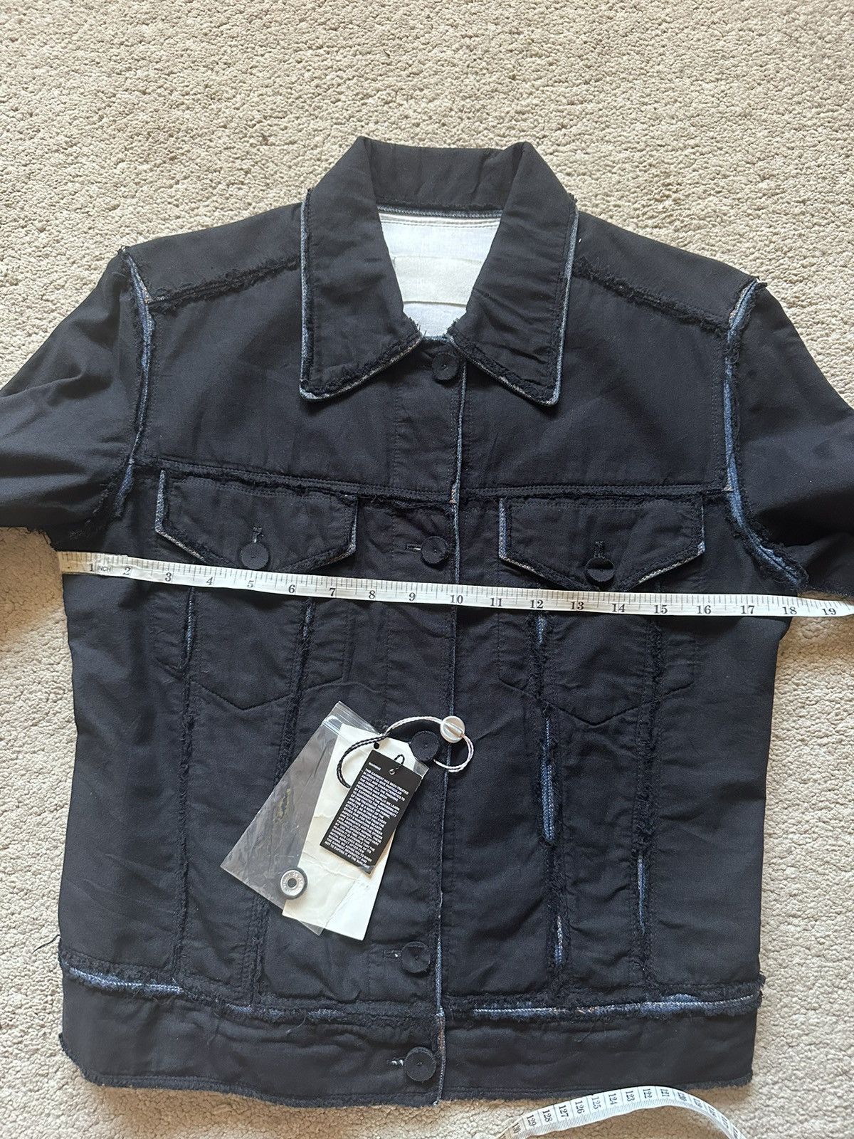 Maison Margiela FW04 Artisanal Maison Margiela Black Overlay Jacket Size US XS / EU 42 / 0 - 19 Thumbnail