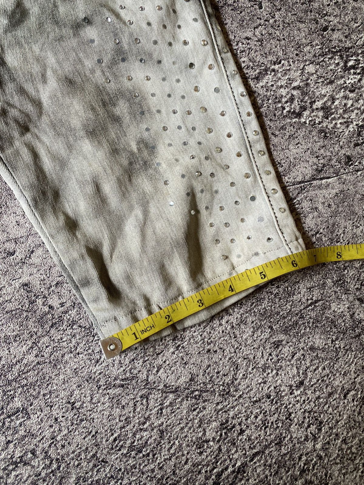 If Six Was Nine × Le Grande Bleu (L.G.B.) × Playboy Y2k Obzee style punk short Jeans Size US 28 / EU 44 - 9 Thumbnail
