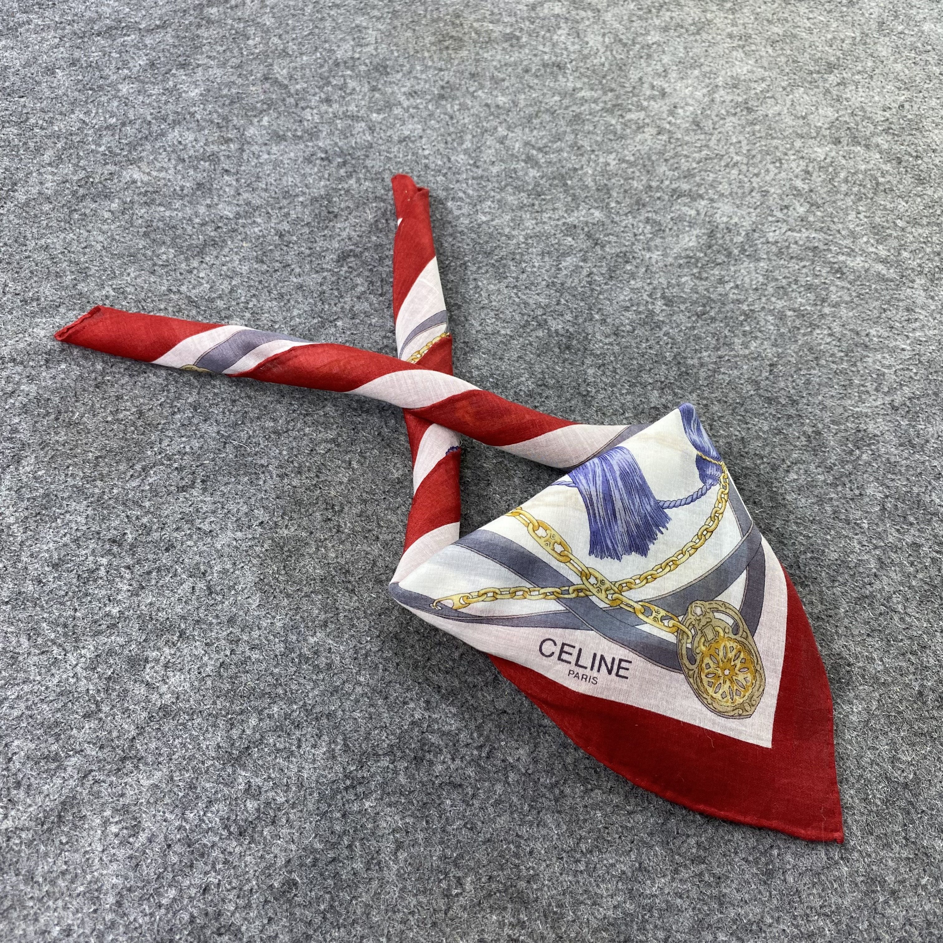 Celine Celine Handkerchief Neckerchief Bandana-B1769 Size ONE SIZE - 1 Thumbnail