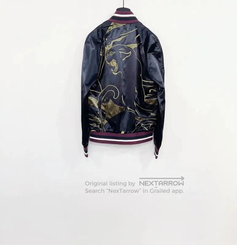 Valentino Valentino Men's Blue Patterned Bomber Jacket . Size US M / EU 48-50 / 2 - 2 Thumbnail