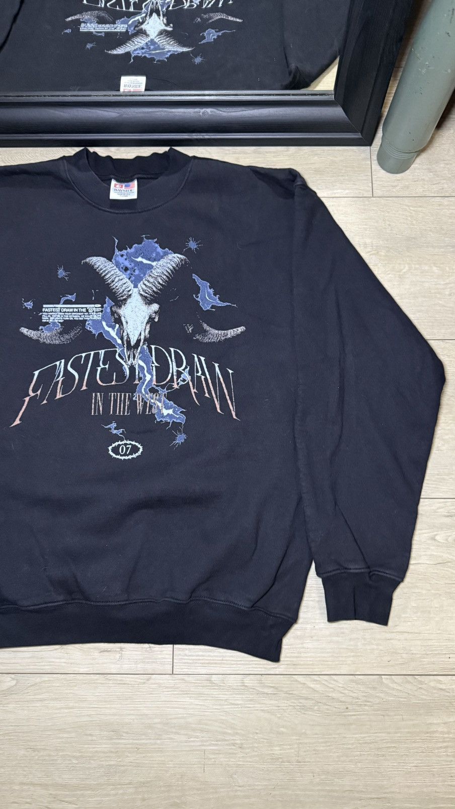 Harley Davidson Vintage 1990s Western Cowboy “Fastest Draw In The West” Size US XL / EU 56 / 4 - 3 Thumbnail