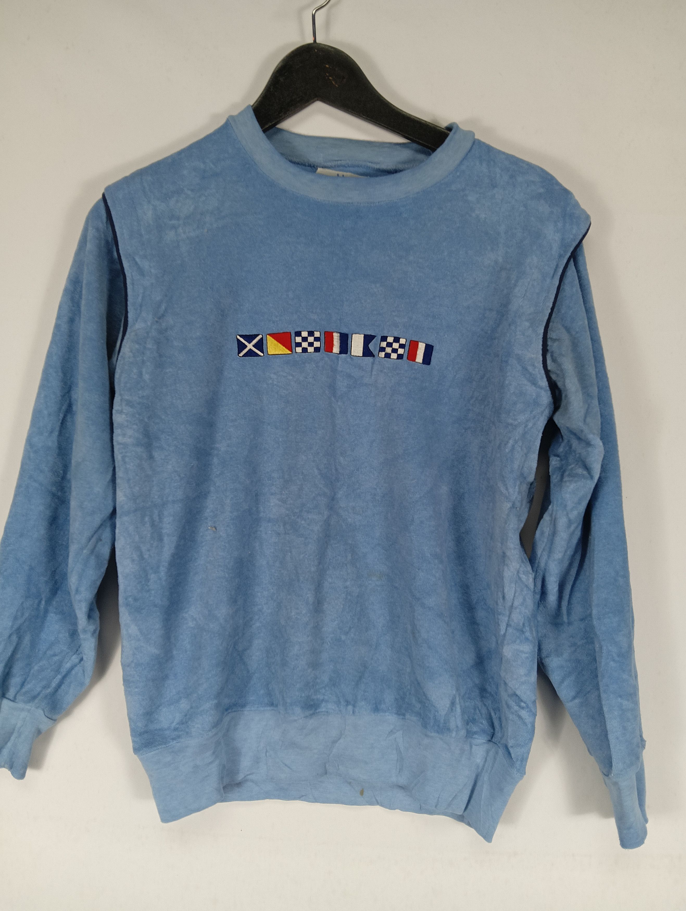 Vintage vintage nautica 80s flag sweatshirt tee Size US M / EU 48-50 / 2 - 2 Thumbnail
