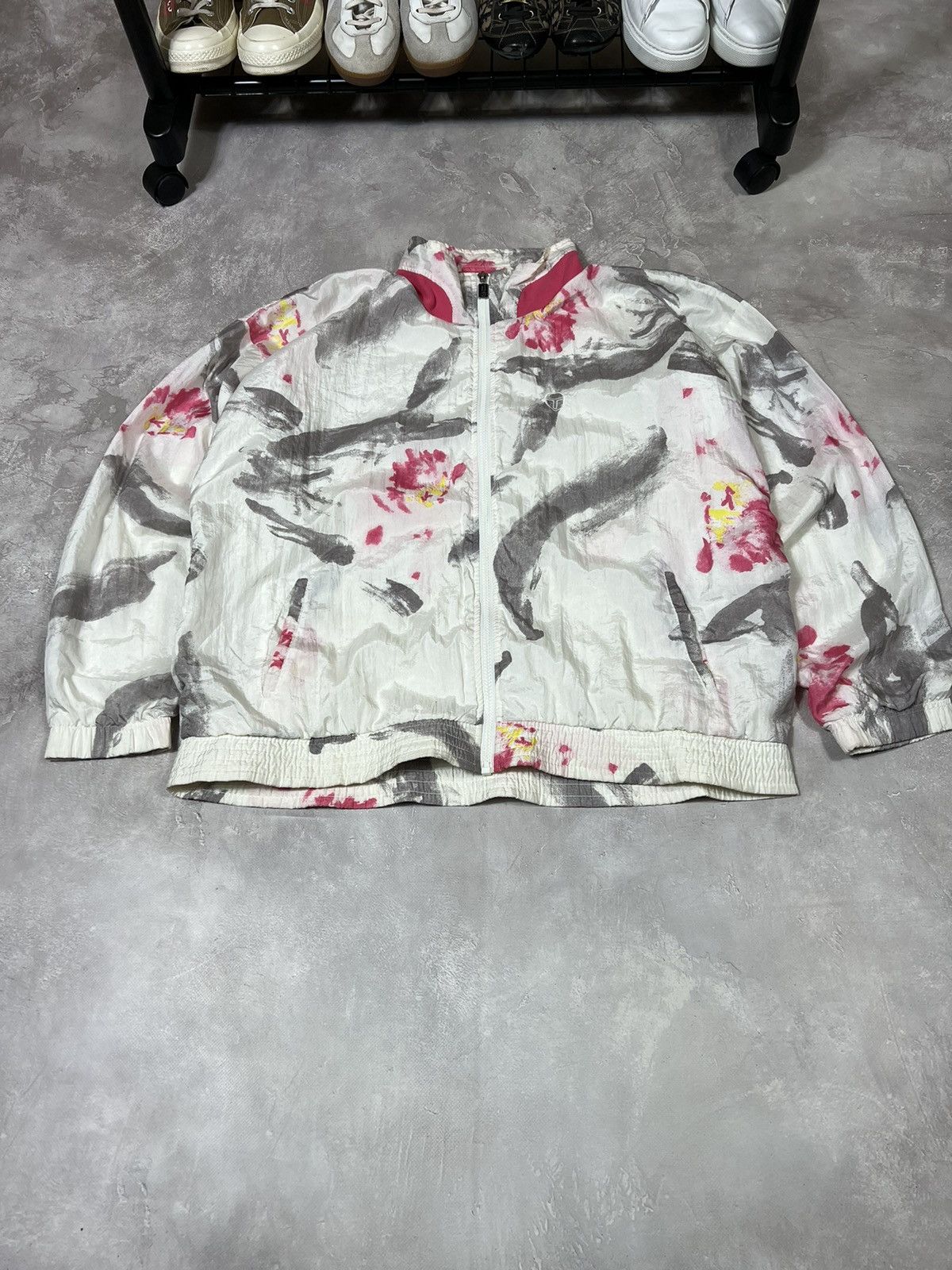 Sergio Tacchini Vintage 90s Rare Sergio Tacchini Japanese Nylon Jacket Size US M / EU 48-50 / 2 - 2 Thumbnail