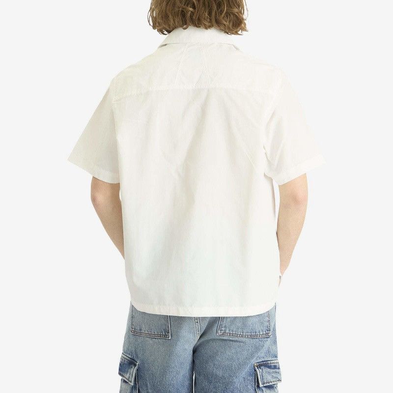 Rhude Rhude Champions Snap Shirt 'White' Relaxed Fit Embroidered Size US XL / EU 56 / 4 - 3 Thumbnail
