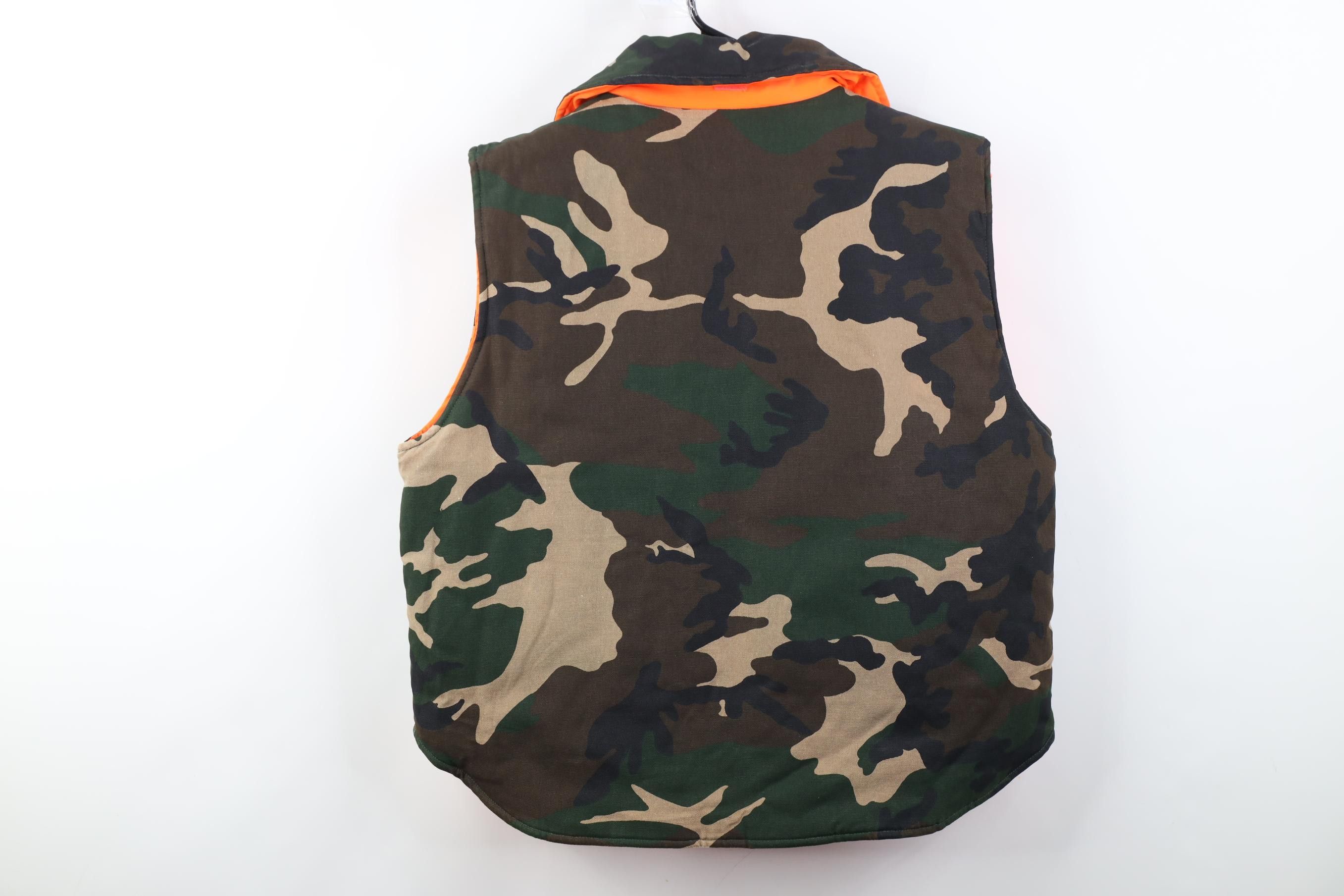 Vintage Vintage 90s Streetwear Reversible Boxy Puffer Vest Jacket Size US L / EU 52-54 / 3 - 9 Thumbnail