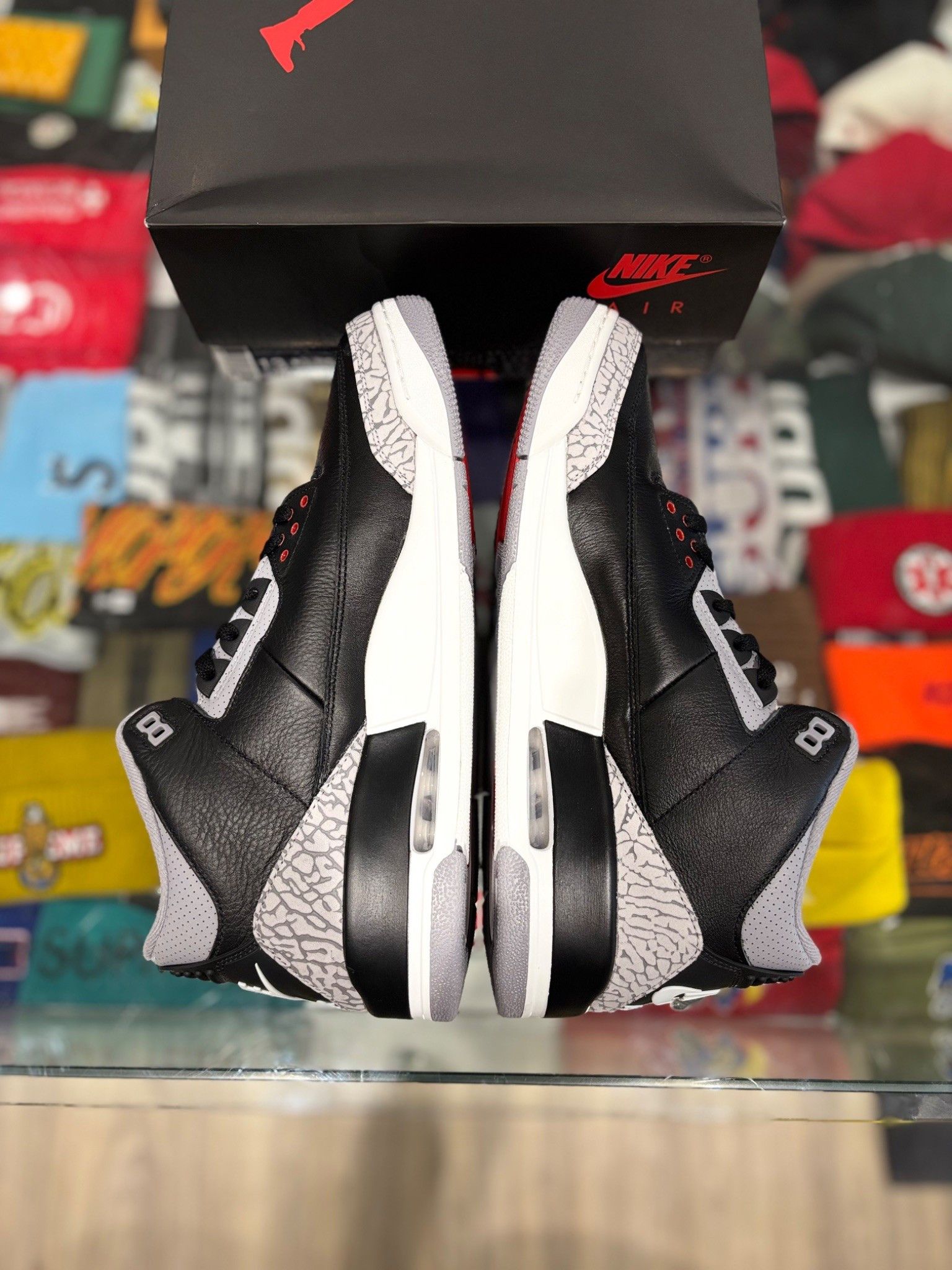 Jordan Brand Jordan 3 Black Cement (2024) Size US 13 / EU 46 - 5 Thumbnail