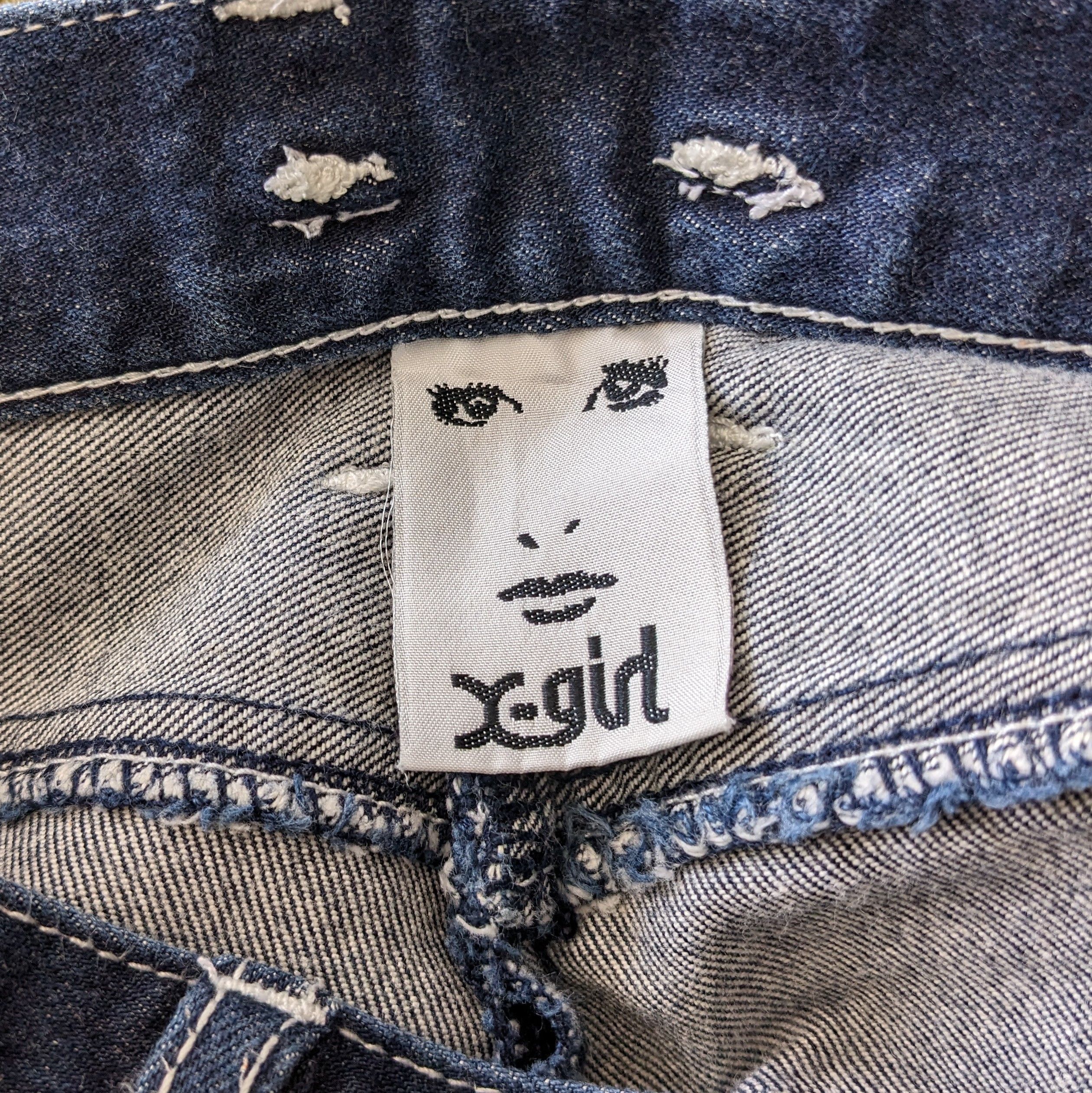 Other Vintage X-Girl Japanese Streetwear Denim Jeans Size US 27 - 12 Thumbnail