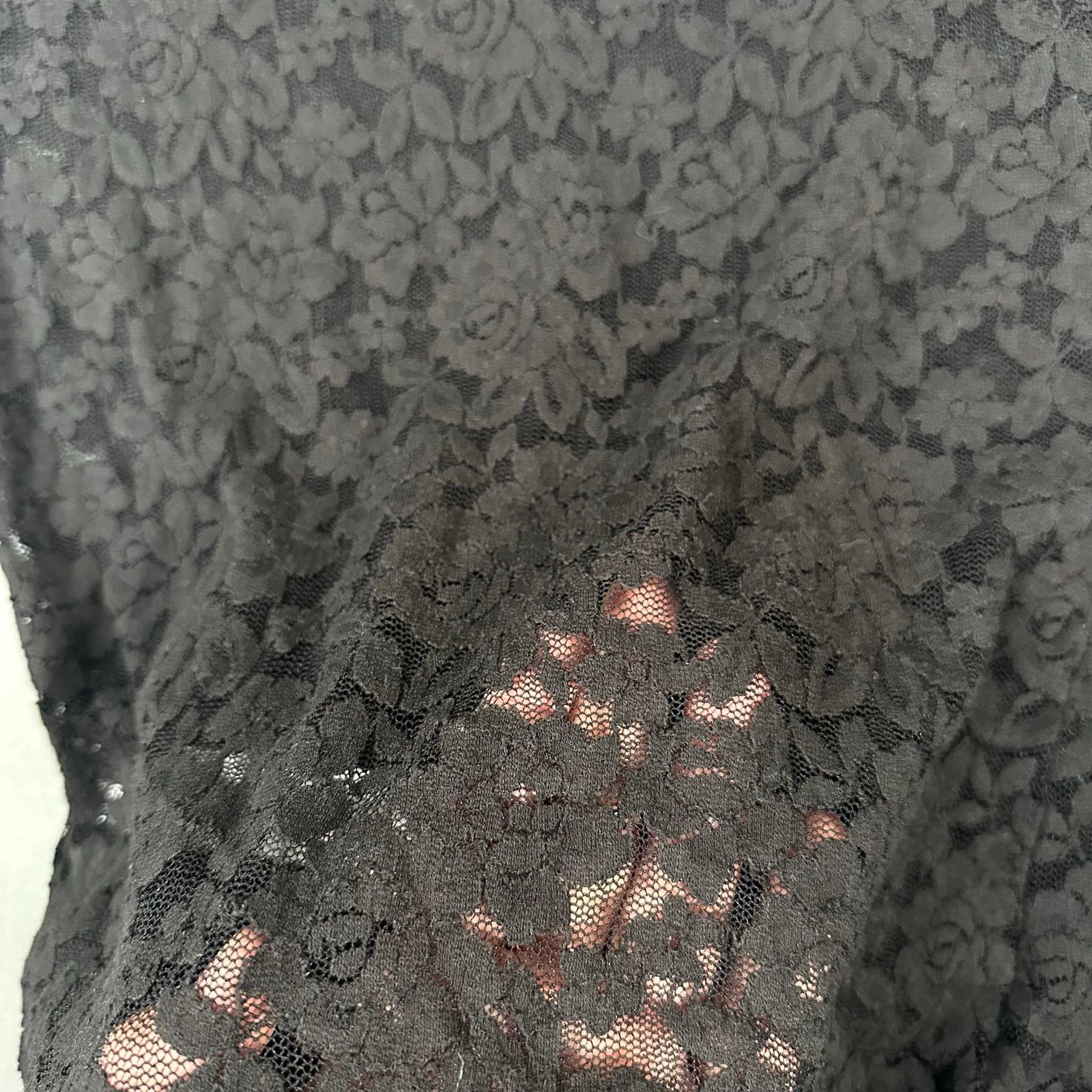 Mango Mango Women's Short Sleeve Lace Top Black Size M Size M / US 6-8 / IT 42-44 - 6 Thumbnail