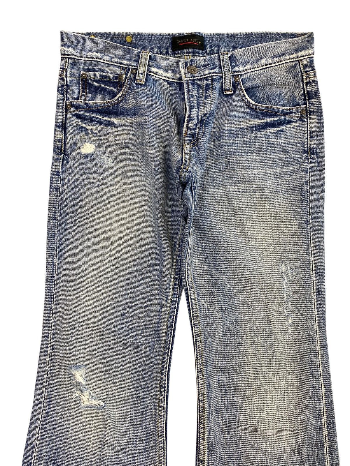 Other Sweet Camel Faded Light Wash Style Flare Jeans Size US 30 / EU 46 - 2 Thumbnail