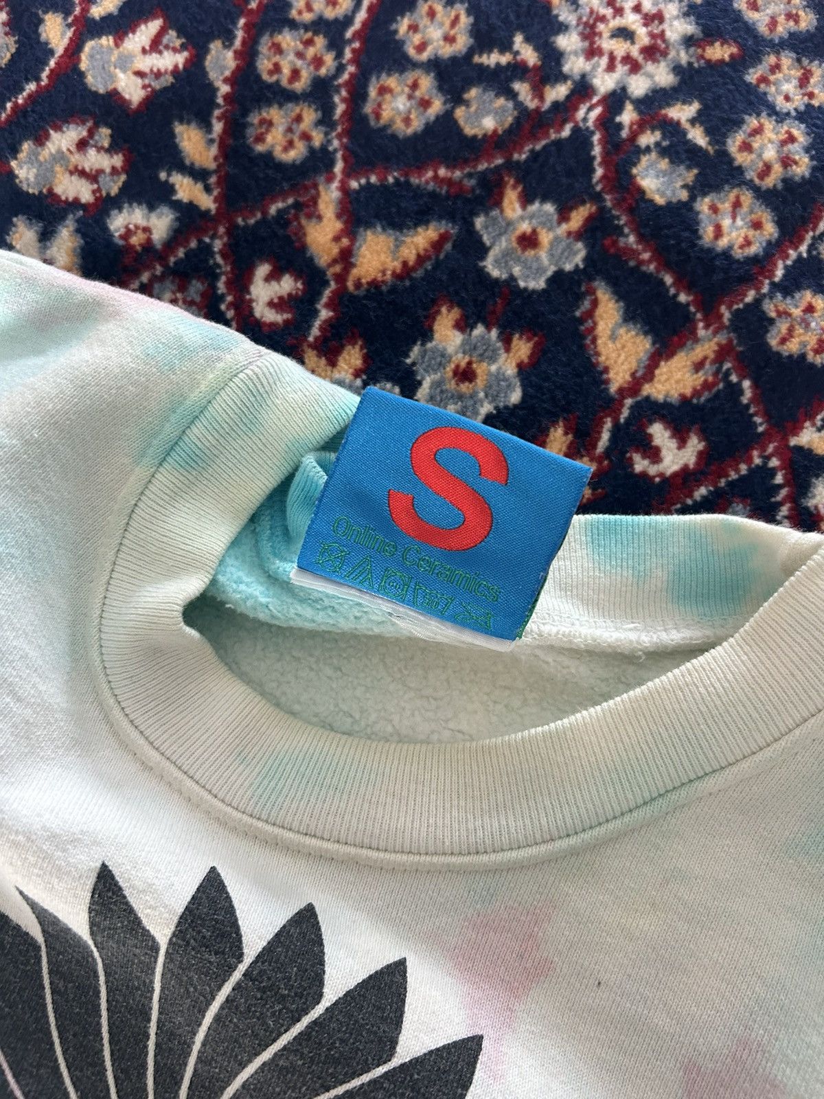 Online Ceramics Online Ceramics Divine Mother Tie Dye Sweatshirt - Size S Size US S / EU 44-46 / 1 - 3 Thumbnail