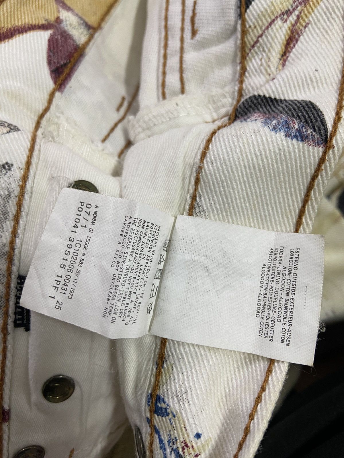 Just Cavalli Juat Cavali Floral Print Flared denim jeans Size US 32 / EU 48 - 8 Thumbnail