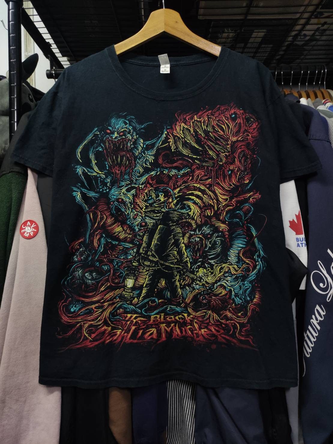 Band Tees Vtg 00's The Black Dahlia Murder " The Thing " Dan Mumford Size US M / EU 48-50 / 2 - 2 Thumbnail