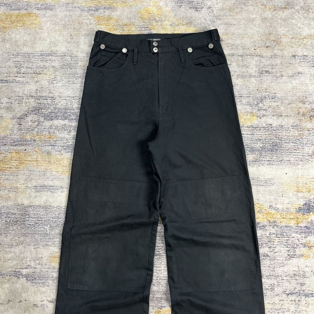 Hysteric Glamour × Japanese Brand Ozone Community wide leg double knee pants Size US 30 / EU 46 - 3 Thumbnail