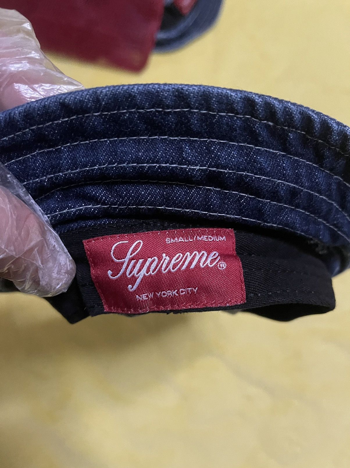 Supreme Supreme logo denim crusher S/M Size ONE SIZE - 3 Thumbnail
