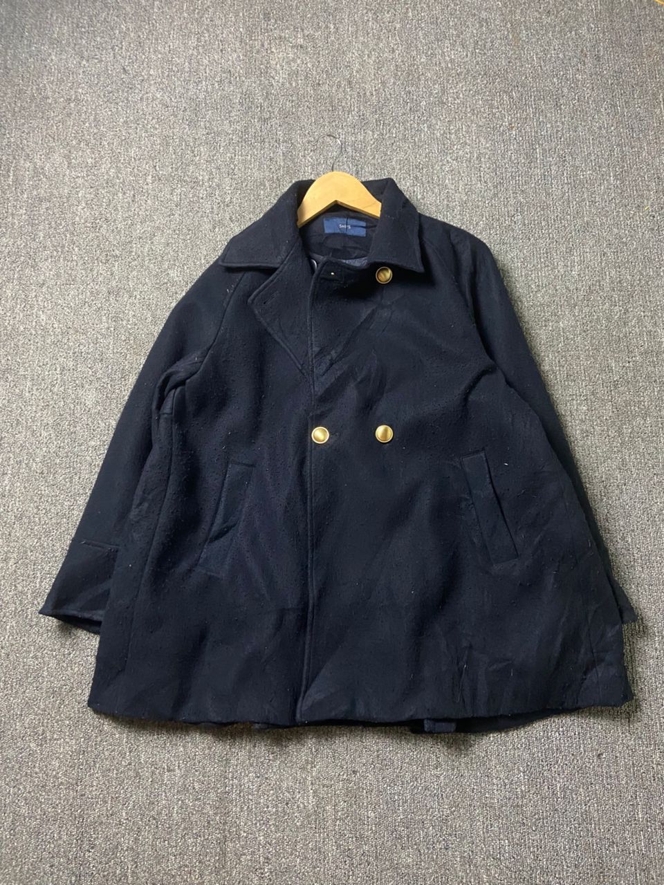 SHIPS SHIPS Brand Double Breasted Wool Coat (184) Size US M / EU 48-50 / 2 - 1 Thumbnail