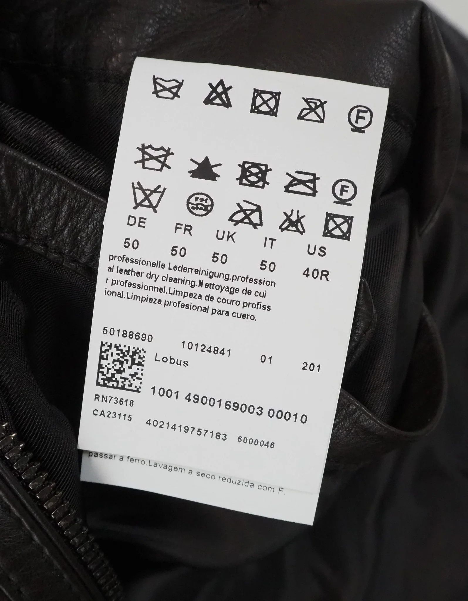 Hugo Boss Men's Hugo Boss Slection Leather Weave Jacket $1565 Size US M / EU 48-50 / 2 - 3 Thumbnail