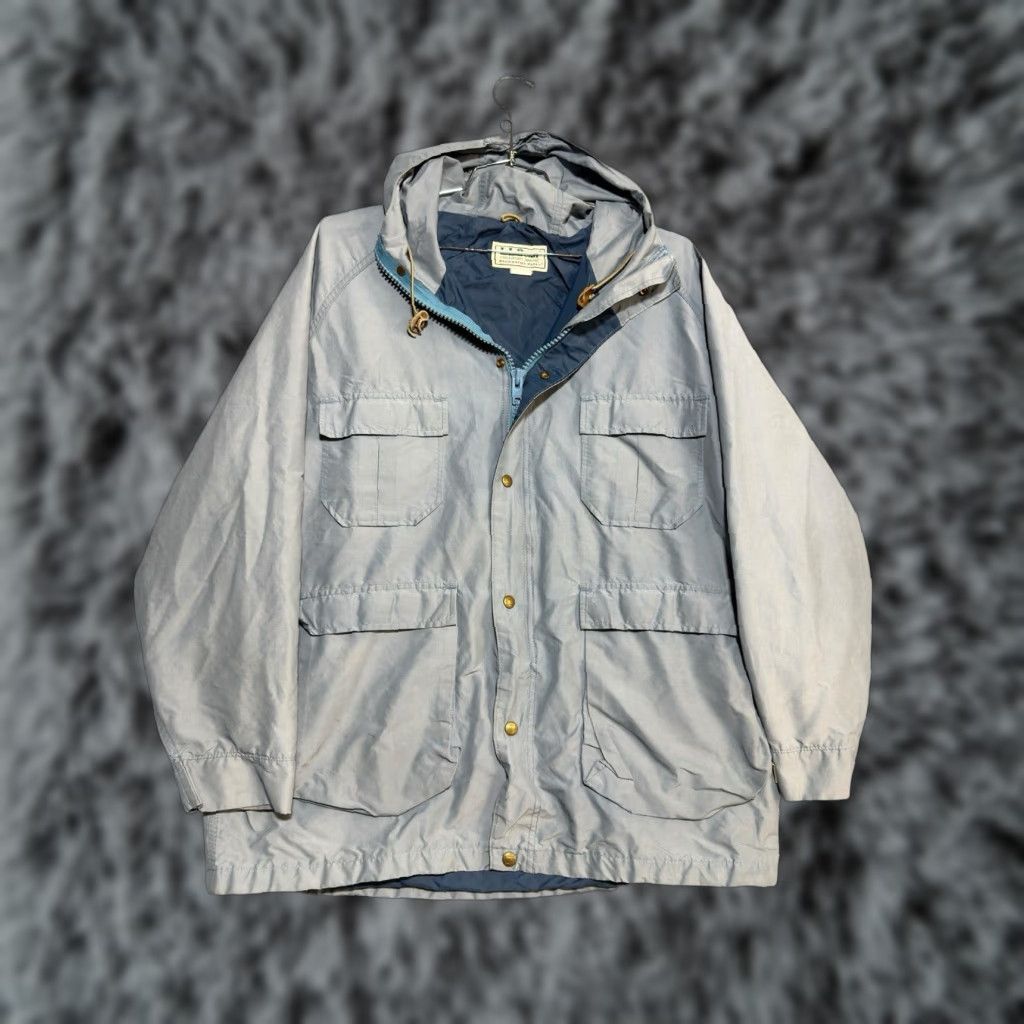 Vintage VINTAGE L.L. Bean Baxter State Parka Jacket Mens XL Blue Softshell USA Made Jacket Size US XL / EU 56 / 4 - 1 Thumbnail