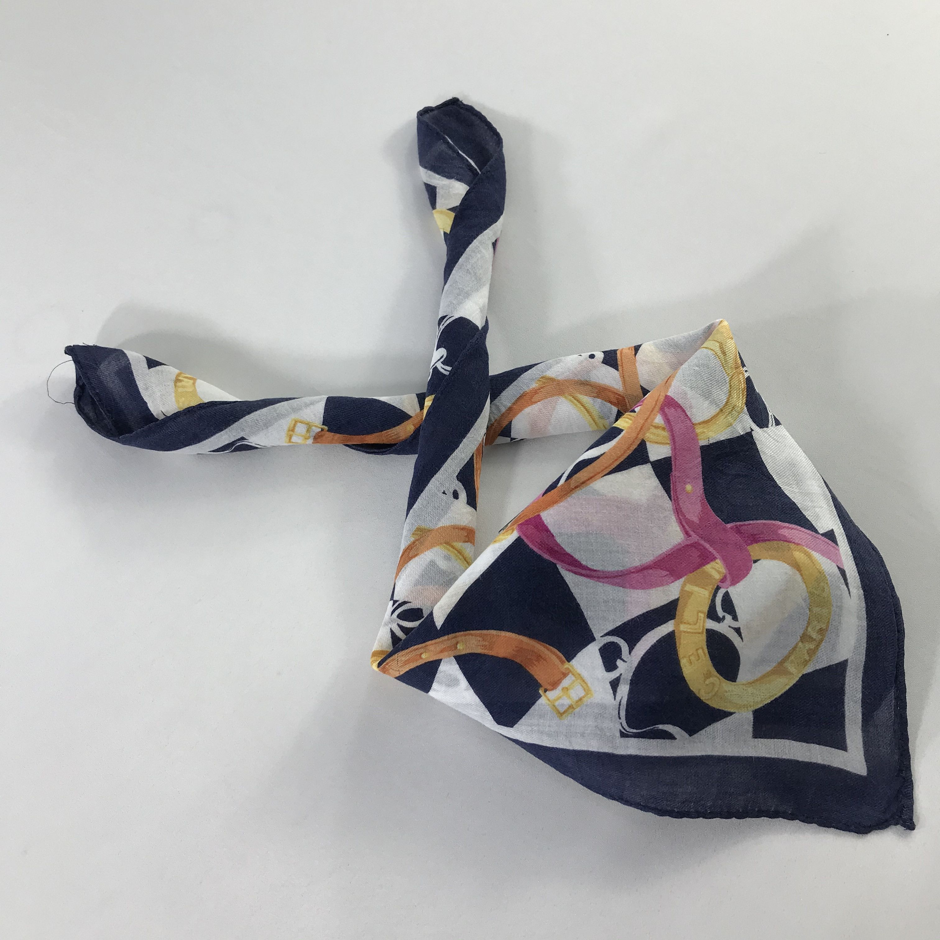 Celine × Vintage Celine Bandana / Handkerchief / Neckerchief - S526 Size ONE SIZE - 5 Thumbnail