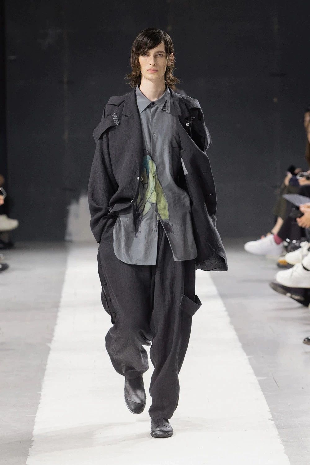 Yohji Yamamoto Yohji Yamamoto 24SS in Stockings Printed Shirt Size US M / EU 48-50 / 2 - 3 Thumbnail