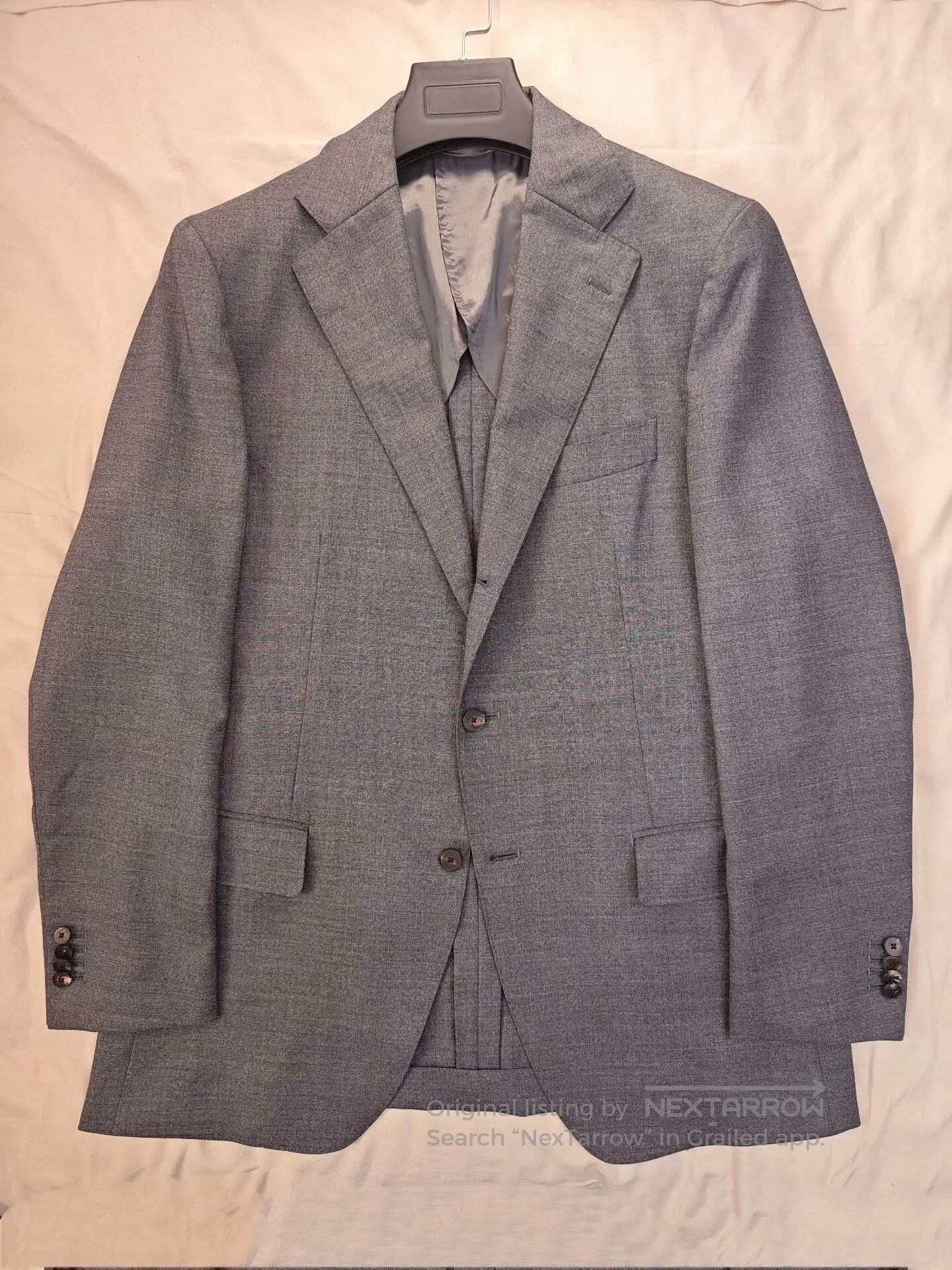 Japanese Brand Italian VBC Wool Blazer Supersonic Grey. Size US M / EU 48-50 / 2 - 5 Thumbnail
