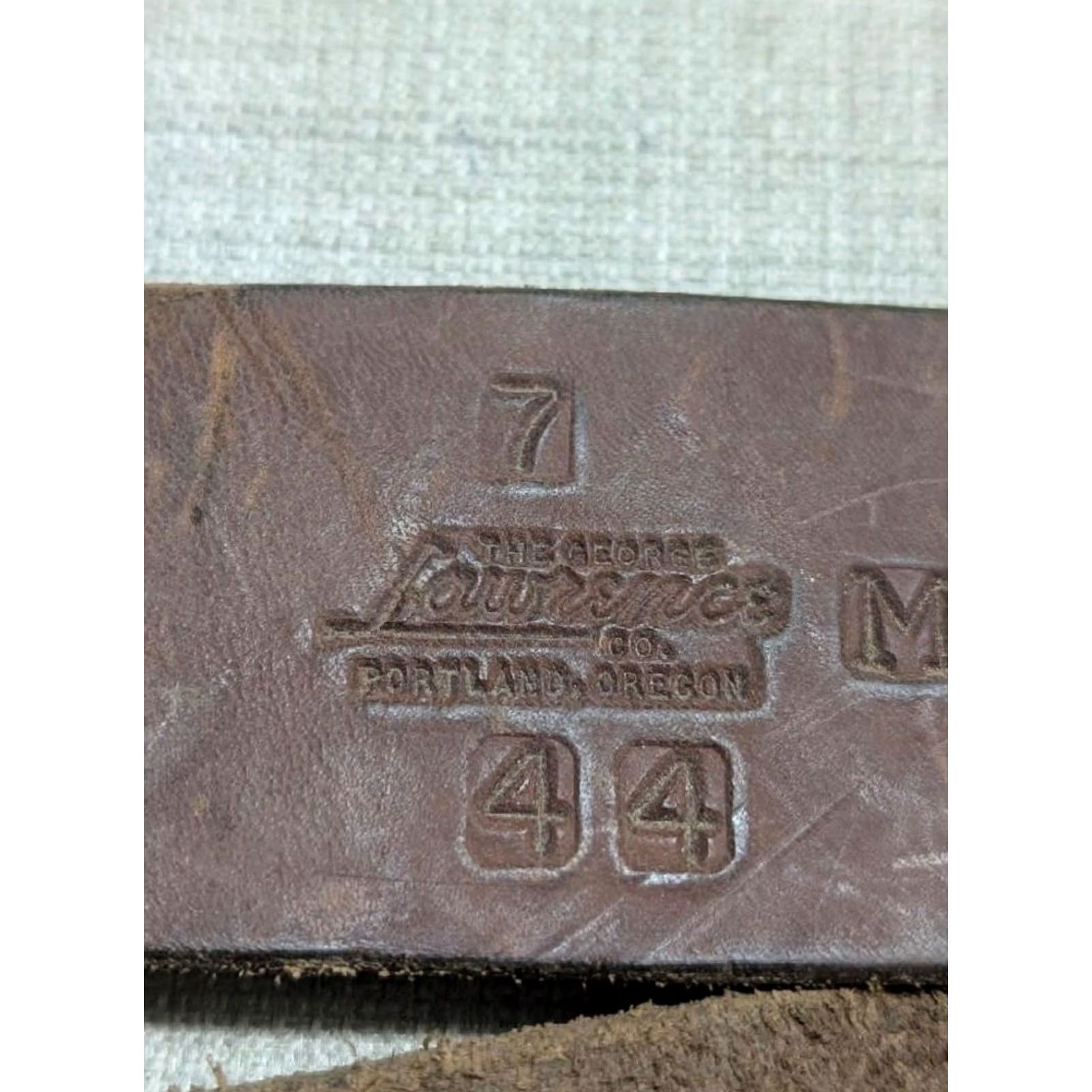 Vintage VINTAGE George Lawrence Belt 32 western shotgun CARTRIDGE ammo leather Mens Size 32 - 3 Thumbnail