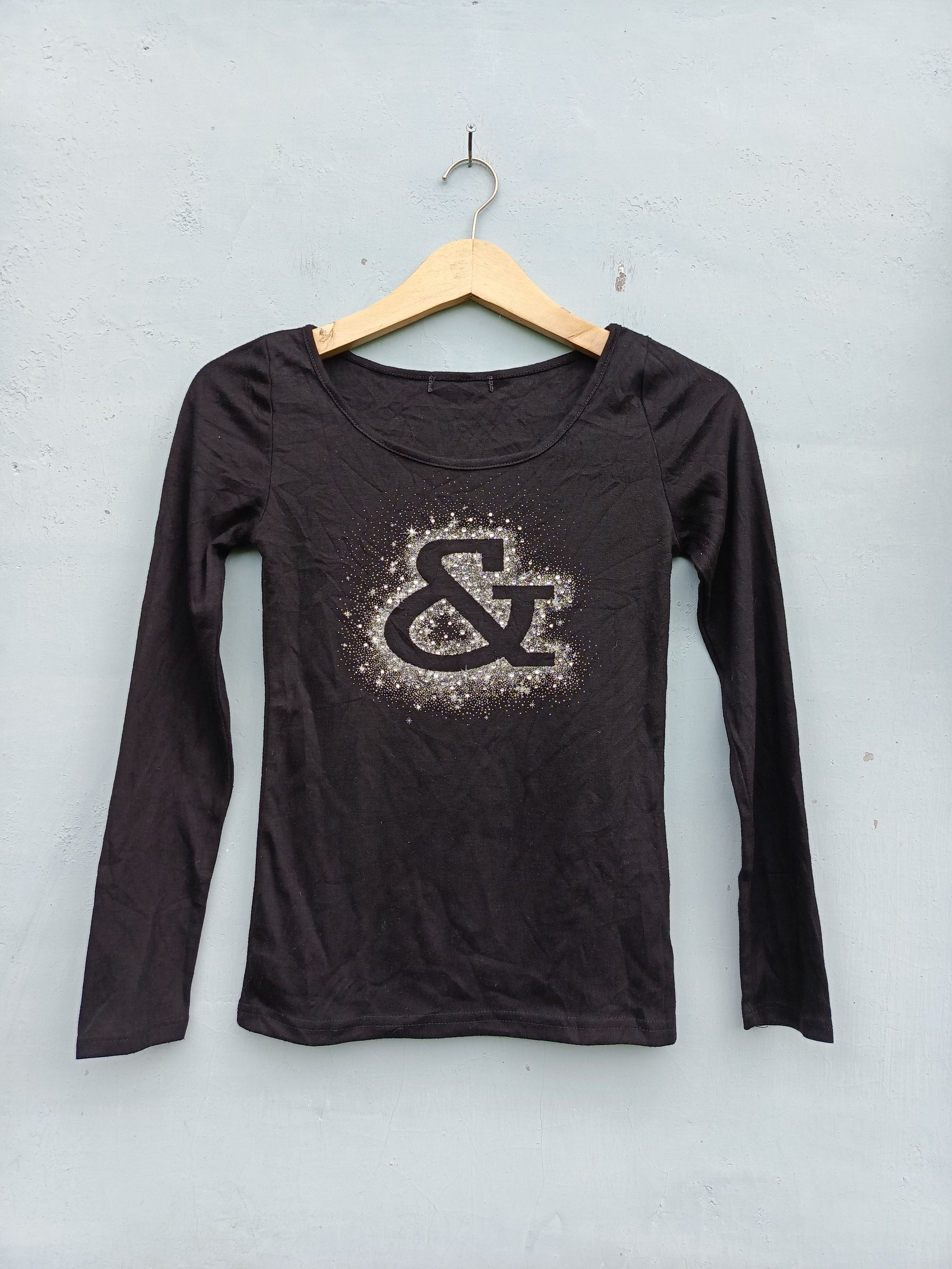 Japanese Brand &by p&d glitter long sleeve t-shirts Size S / US 4 / IT 40 - 1 Thumbnail