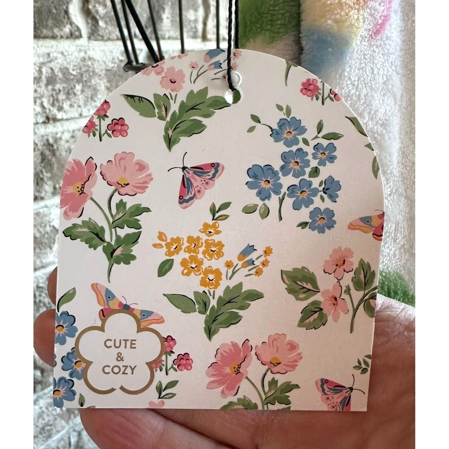 Designer × Handmade Studio Curate Plush Throw Butterflies Flowers 50 x 70 inch F Size ONE SIZE - 8 Thumbnail