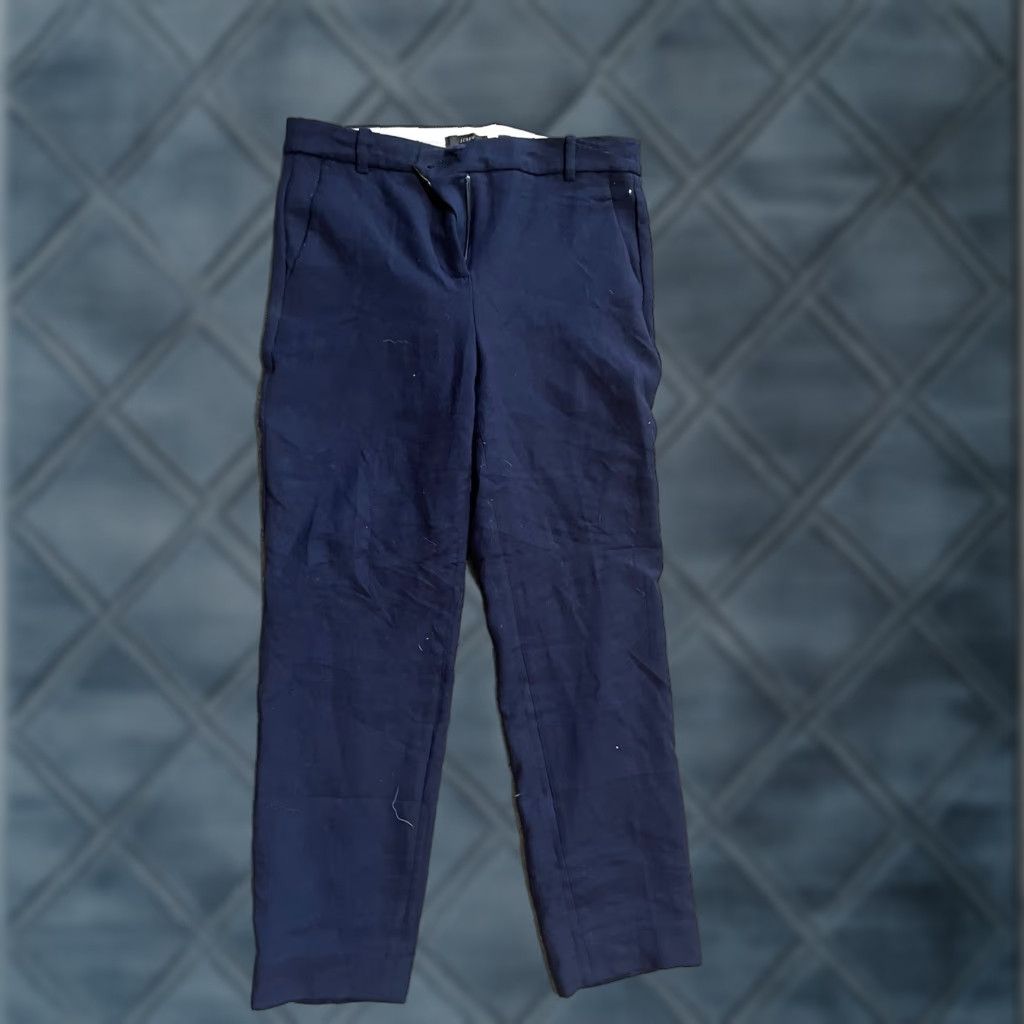 J.Crew J.CREW High Rise Cameron Pant Blue Size 6 Four Season Stretch Dress Pants Size 28" / US 6 / IT 42 - 1 Thumbnail