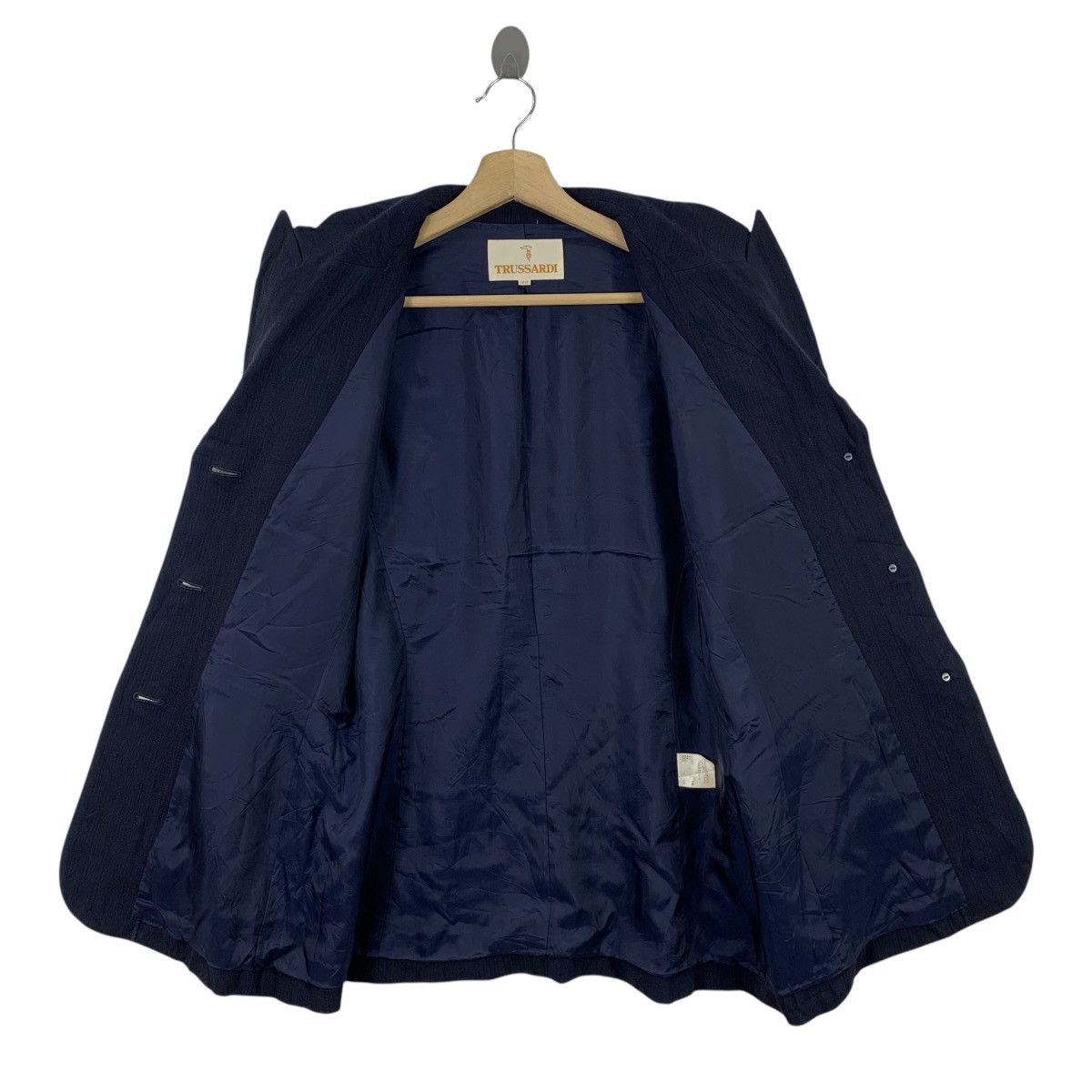 Designer × Trussardi × Vintage Vintage TRUSSARDI Casualwear Designer Blazer Coat Jacket Size US S / EU 44-46 / 1 - 3 Thumbnail