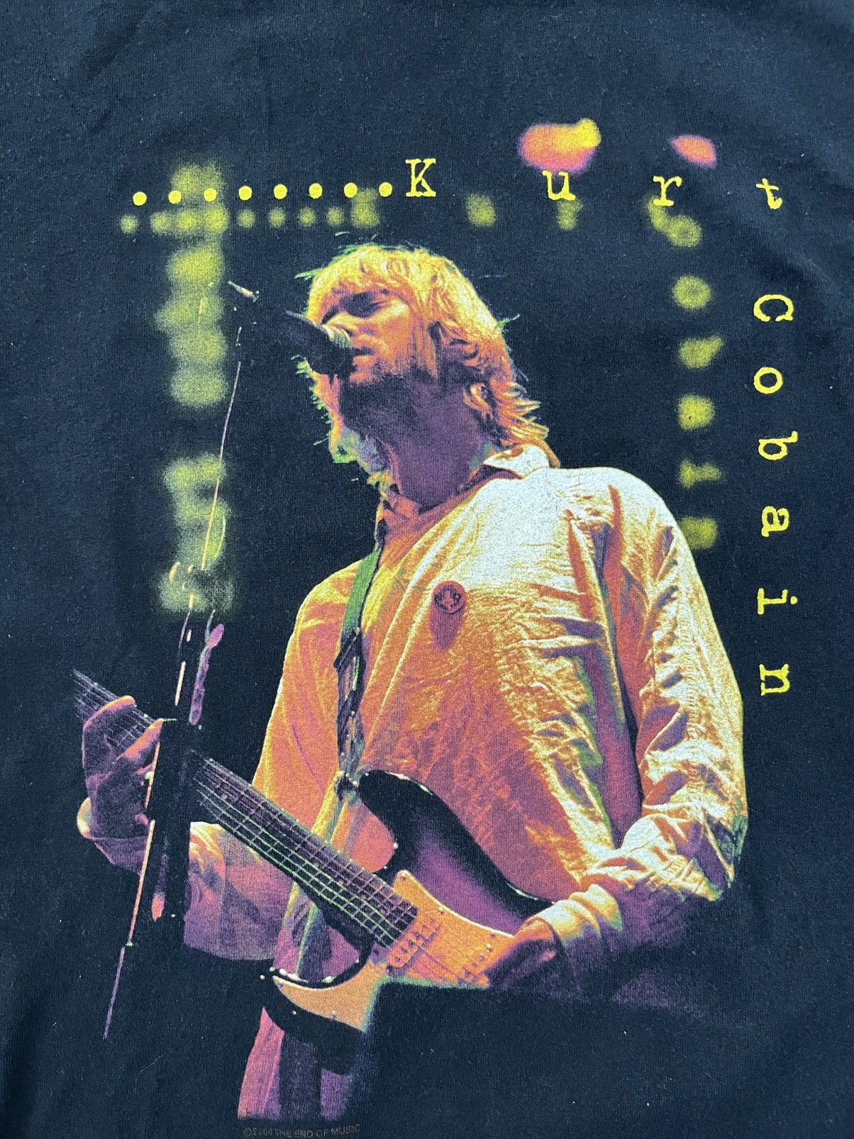 Nirvana × Vintage Vintage 2004 Kurt Cobain Nirvana T-Shirt Size US S / EU 44-46 / 1 - 3 Thumbnail