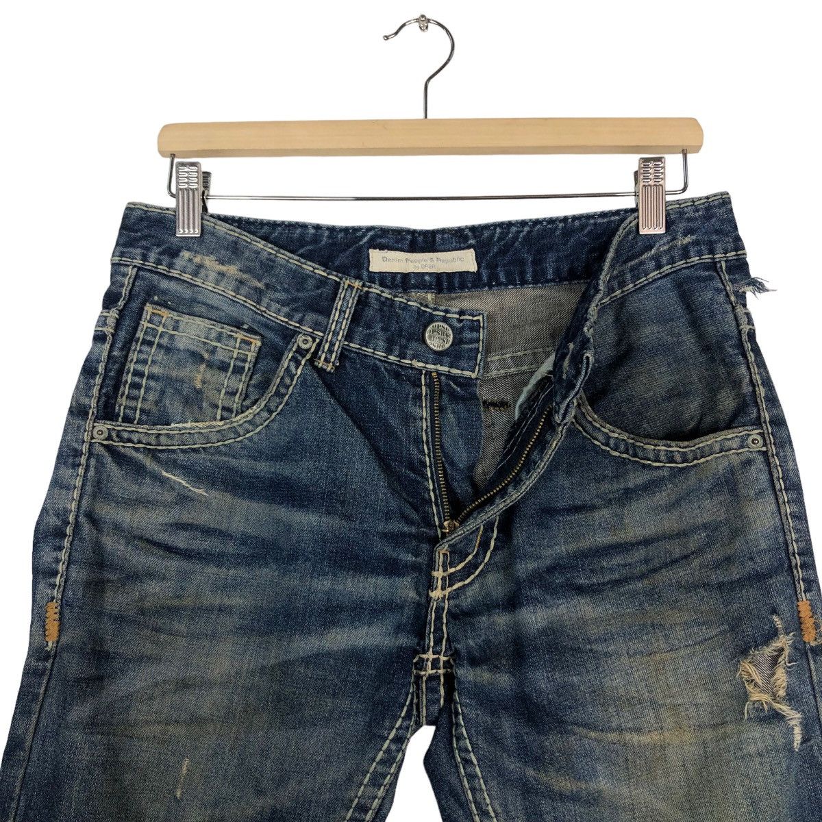 Japanese Brand 🔥Biker Jeans Rider Denim People & Republic Issey Miyake Size US 32 / EU 48 - 12 Thumbnail
