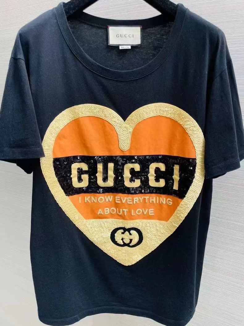 Gucci Gucci Love sequin short-sleeved T-shirt Size S / US 4 / IT 40 - 4 Thumbnail