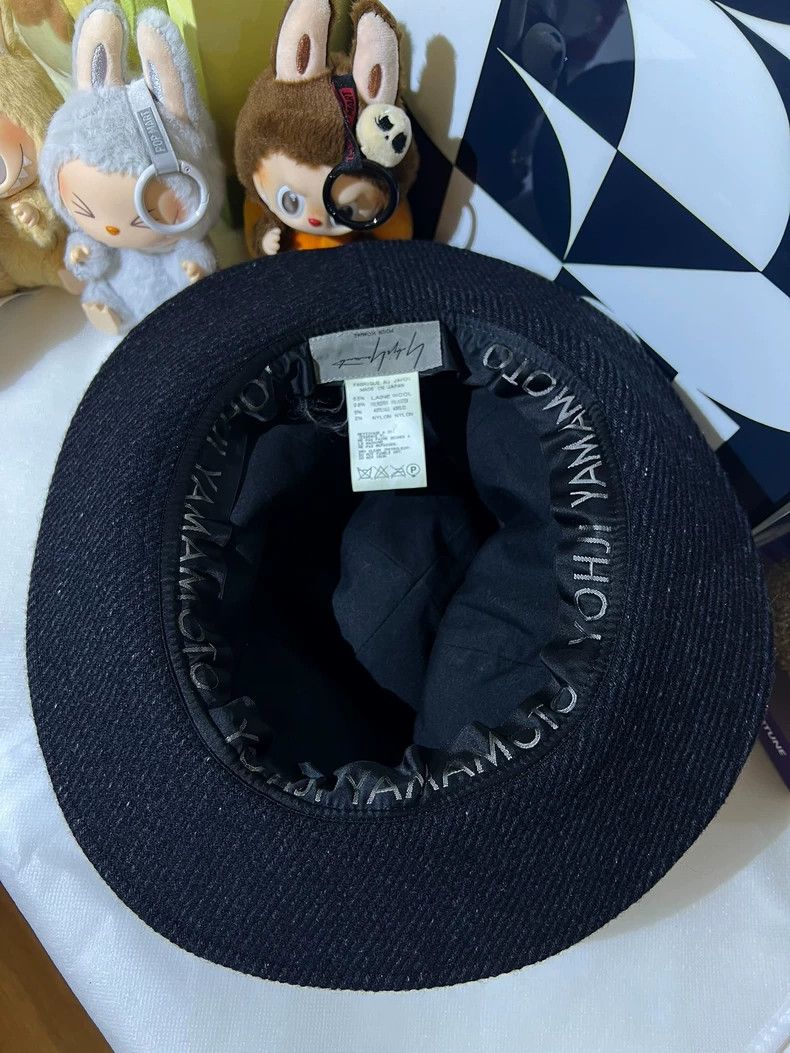 Other Yohji Yamamoto 15AW Show Wool Blend Top Hat Size ONE SIZE - 6 Thumbnail
