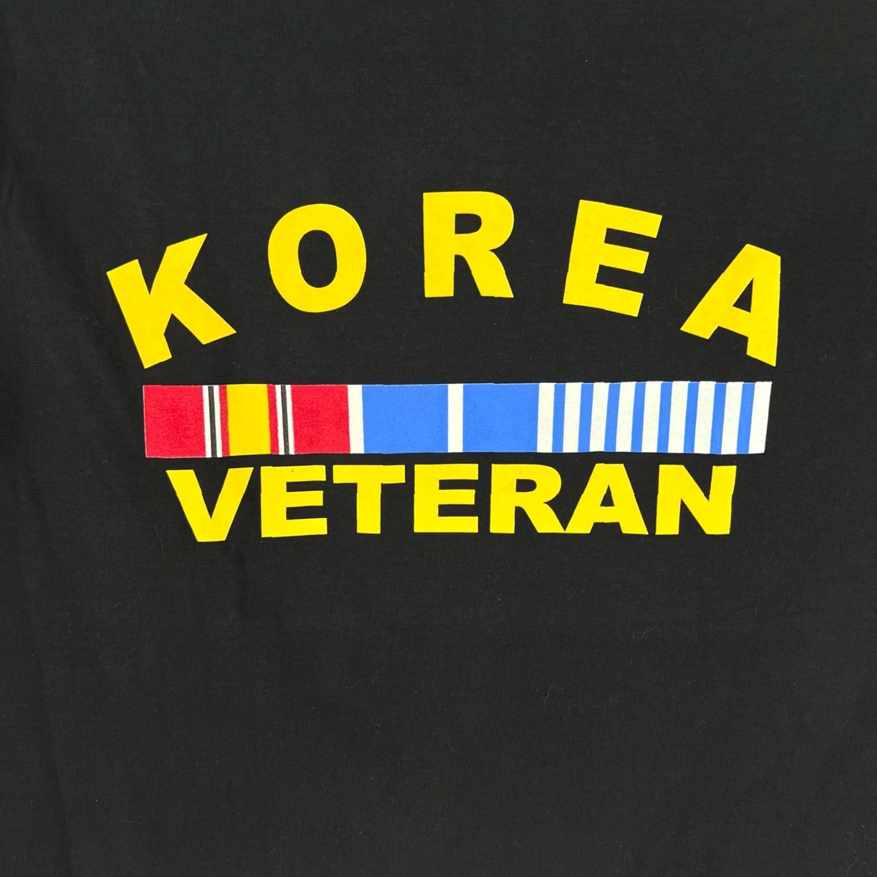AAA Korea Veteran Shirt Mens Size L Black 2 Sided Graphic Tee Size US L / EU 52-54 / 3 - 2 Thumbnail