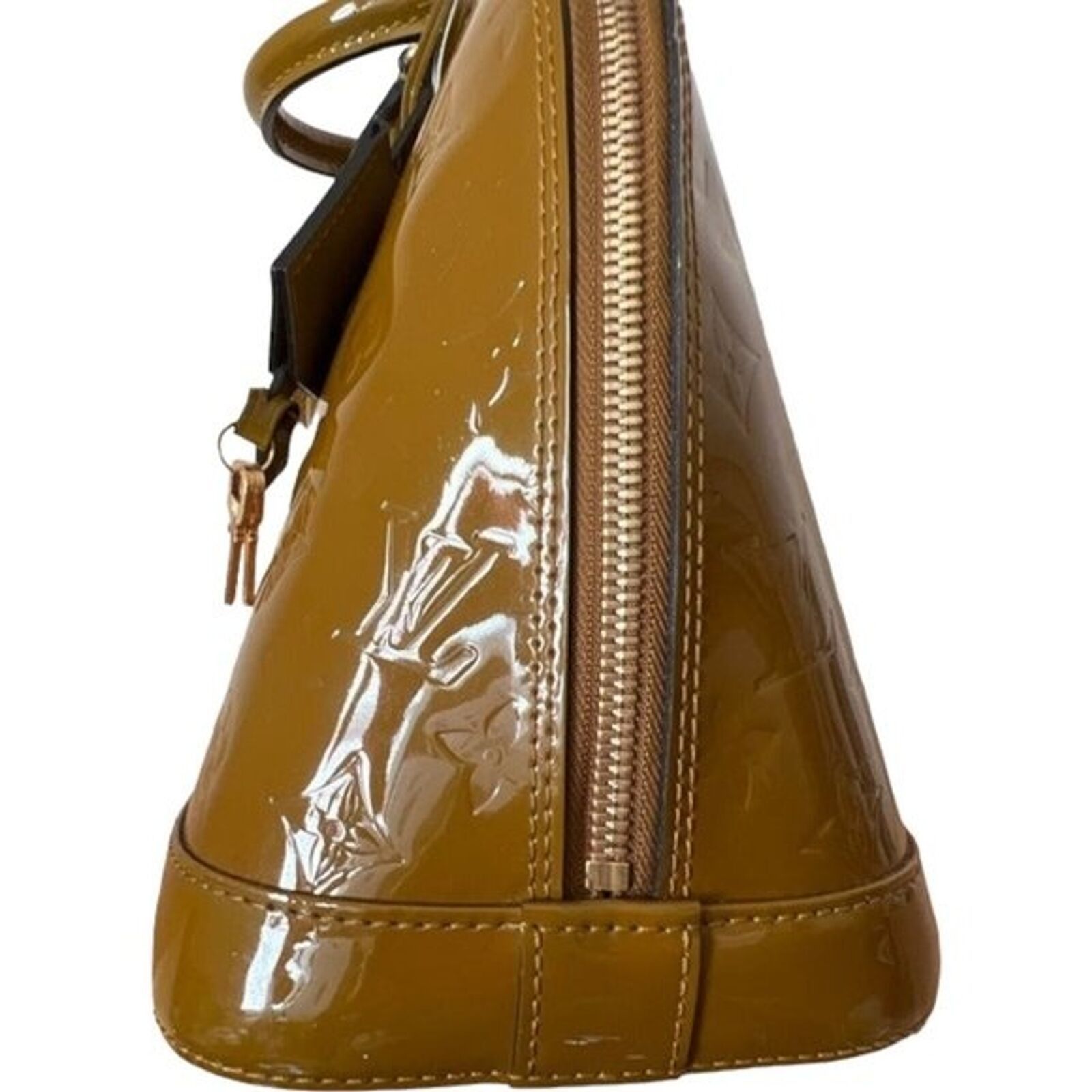 Louis Vuitton LOUIS VUITTON Patent Leather Monogram Vernis Alma PM Size ONE SIZE - 4 Thumbnail