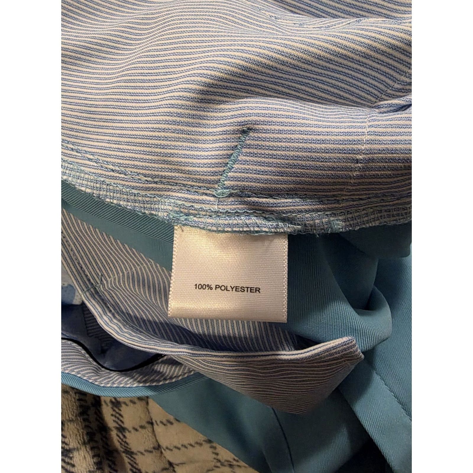 Peter Millar Peter Millar Salem Performance Golf Shorts Light Blue Men's 34 9 Inseam Flat Front Zip Pockets Stretch Chino Shorts Casual Summer 9" Inseam Mens Size US 34 / EU 50 - 5 Thumbnail